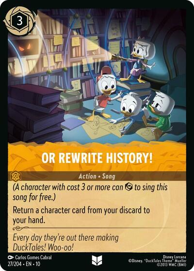 Or Rewrite History! (Whispers in the Well) Near Mint - Nick Nack's Full Frontal Attack