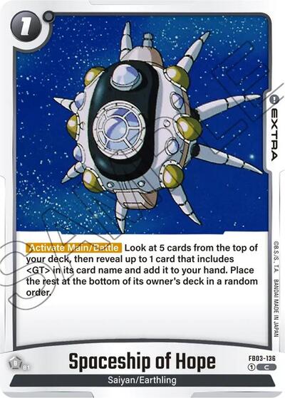 Spaceship of Hope (Raging Roar) Near Mint