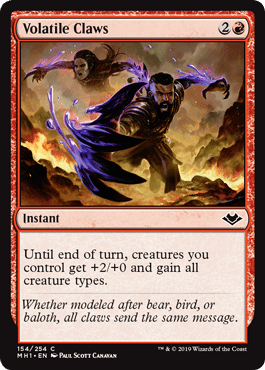 Volatile Claws (Modern Horizons) Near Mint - Nick Nack's Full Frontal Attack
