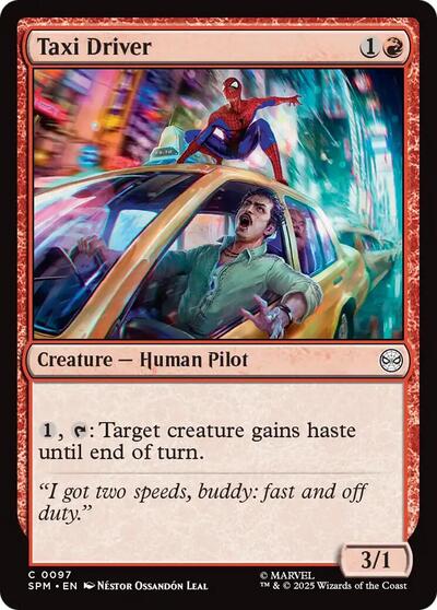 Taxi Driver (Marvel's Spider - Man) Near Mint - Nick Nack's Full Frontal Attack