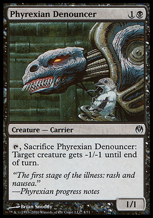 Phyrexian Denouncer (Duel Decks: Phyrexia vs The Coalition) Near Mint