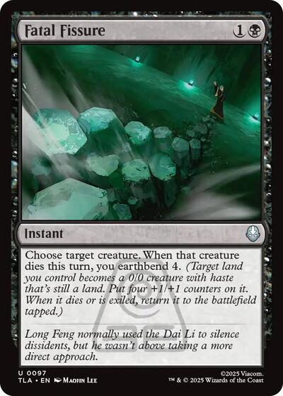 Fatal Fissure (Avatar: The Last Airbender) Near Mint Foil - Nick Nack's Full Frontal Attack
