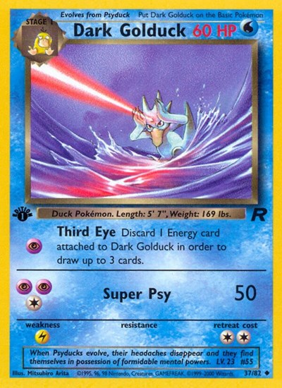 Dark Golduck (Team Rocket) Medium Play 1st Edition