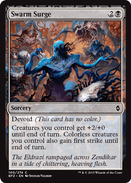 Swarm Surge (Battle for Zendikar) Near Mint - Nick Nack's Full Frontal Attack