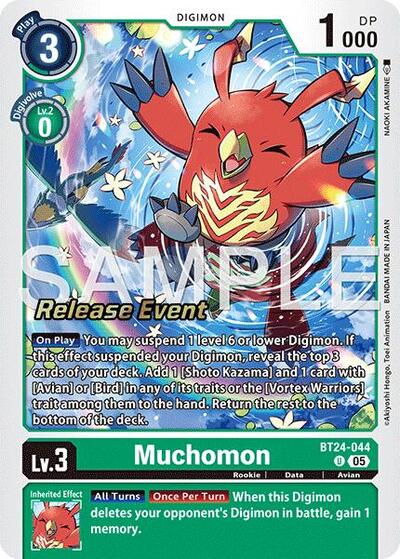 Muchomon (Time Stranger Release Events Cards) Near Mint