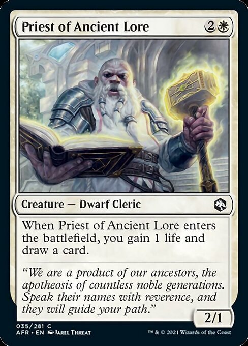 Priest of Ancient Lore (Adventures in the Forgotten Realms) Near Mint - Nick Nack's Full Frontal Attack
