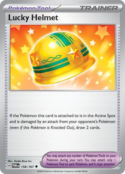 Lucky Helmet (SV06: Twilight Masquerade) Near Mint Reverse Holofoil - Nick Nack's Full Frontal Attack