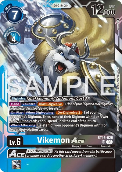 Vikemon ACE (Beginning Observer) Near Mint Foil