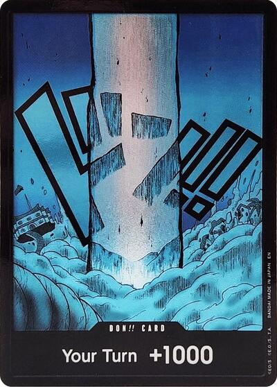 DON!! Card (Enel Lightning) (Double Pack Set Vol. 10) (Adventure on Kami's Island) Near Mint Foil