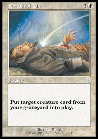 Breath of Life (Starter 1999) Light Play - Nick Nack's Full Frontal Attack