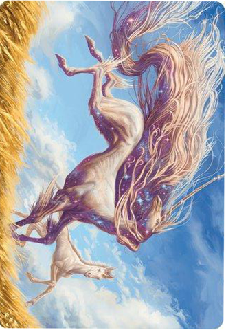 Nyxborn Unicorn Art Card [Modern Horizons 3 Art Series]