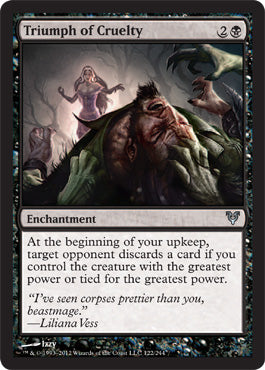Triumph of Cruelty (Avacyn Restored) Light Play
