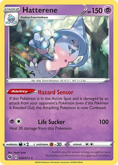 Hatterene (Champion's Path) Near Mint Holofoil