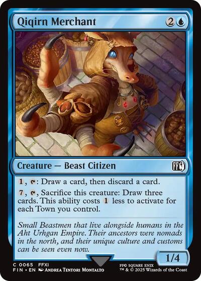 Qiqirn Merchant (Universes Beyond: FINAL FANTASY) Near Mint Foil - Nick Nack's Full Frontal Attack