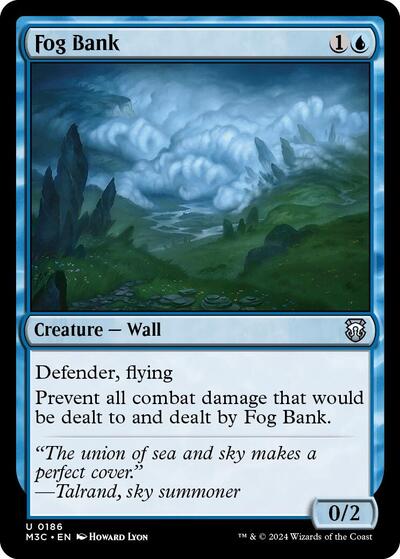 Fog Bank (Commander: Modern Horizons 3) Near Mint - Nick Nack's Full Frontal Attack