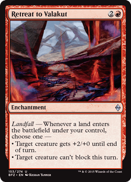 Retreat to Valakut (Battle for Zendikar) Near Mint - Nick Nack's Full Frontal Attack