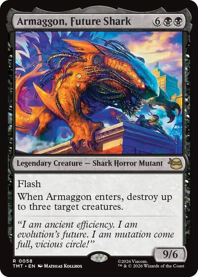 Armaggon, Future Shark (Teenage Mutant Ninja Turtles) Near Mint Foil