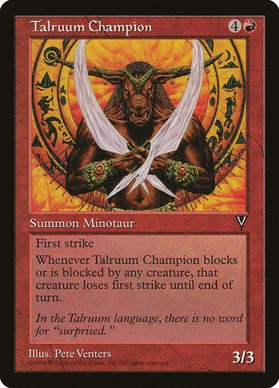 Talruum Champion (Visions) Light Play