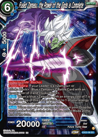 Fused Zamasu, the Power of the Gods is Complete (EX22-06) [Ultimate Deck 2023]