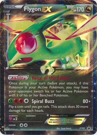 Flygon EX (XY61) (Tarjeta Jumbo) [XY: Black Star Promos] 