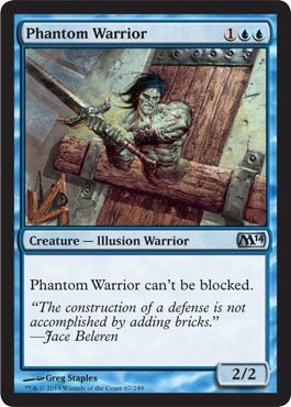 Phantom Warrior (Magic 2014 Core Set) Near Mint - Nick Nack's Full Frontal Attack