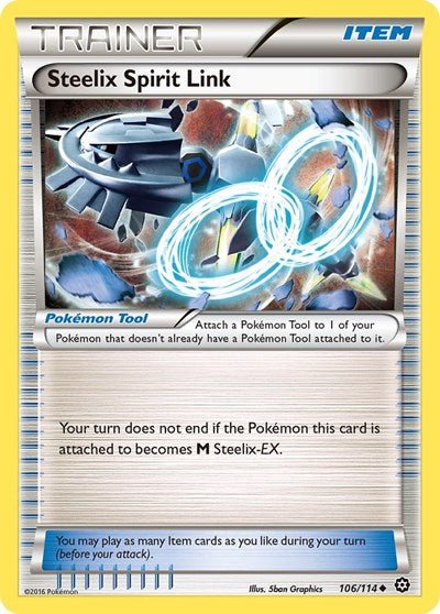 Steelix Spirit Link (XY - Steam Siege) Near Mint - Nick Nack's Full Frontal Attack