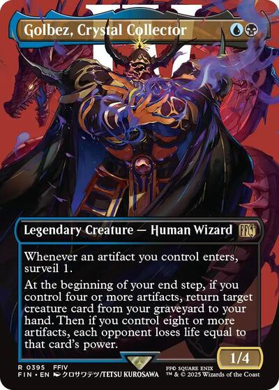 Golbez, Crystal Collector (Borderless) (Universes Beyond: FINAL FANTASY) Near Mint - Nick Nack's Full Frontal Attack