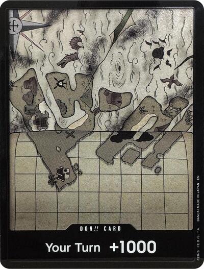 DON!! Card (Sky Island Map) (Double Pack Set Vol. 10) (Adventure on Kami's Island) Near Mint Foil