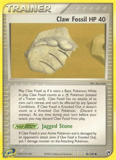 Claw Fossil (Sandstorm) Light Play