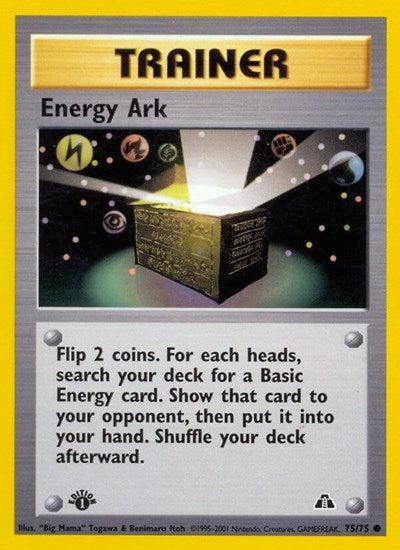 Energy Ark (Neo Discovery) Light Play 1st Edition