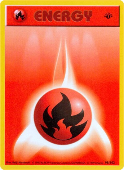 Fire Energy (Base Set (Shadowless)) Light Play Unlimited