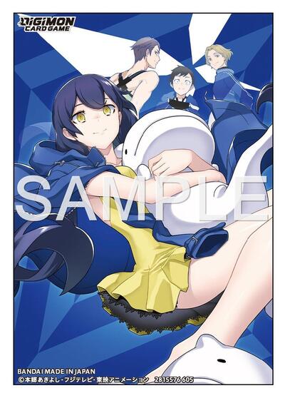 Digimon Card Game Official Sleeves Digimon Story Cyber Sleuth (Erika with Keisuke, Ryuji, Chitose) (60 - Pack) - Nick Nack's Full Frontal Attack