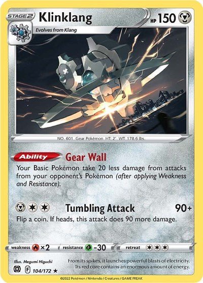 Klinklang (SWSH09: Brilliant Stars) Near Mint - Nick Nack's Full Frontal Attack