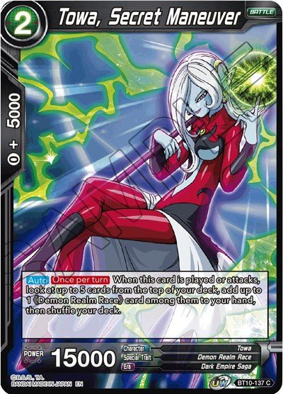 Towa, Secret Maneuver (Rise of the Unison Warrior) Near Mint - Nick Nack's Full Frontal Attack