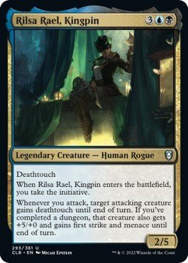 Rilsa Rael, Kingpin (Commander Legends: Battle for Baldur's Gate) Near Mint - Nick Nack's Full Frontal Attack