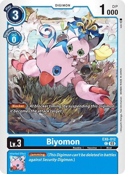 Biyomon (Infernal Ascension) Near Mint
