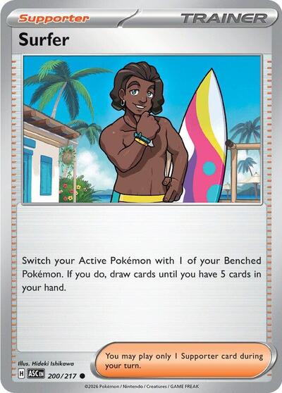 Surfer - 200 (ME: Ascended Heroes) Near Mint - Nick Nack's Full Frontal Attack