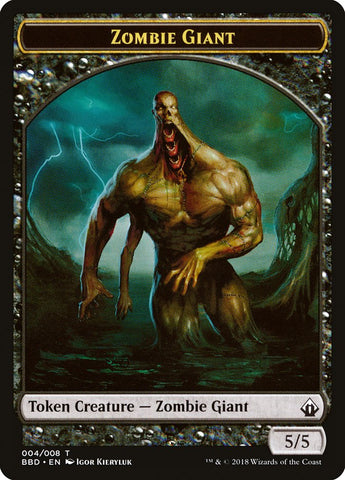 Ficha de gigante zombi [Fichas de Battlebond] 