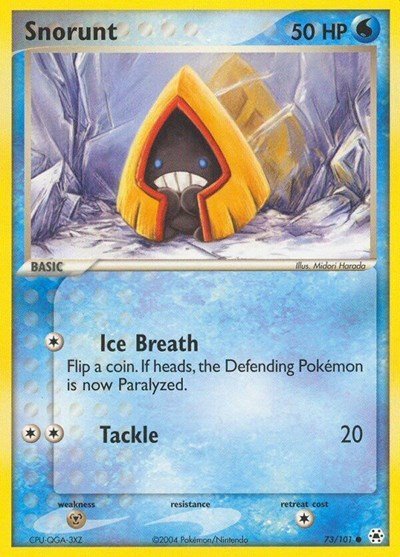 Snorunt (Hidden Legends) Light Play - Nick Nack's Full Frontal Attack