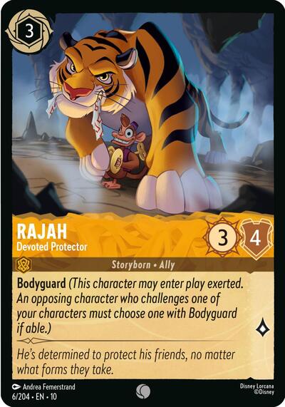 Rajah - Devoted Protector (Whispers in the Well) Near Mint - Nick Nack's Full Frontal Attack