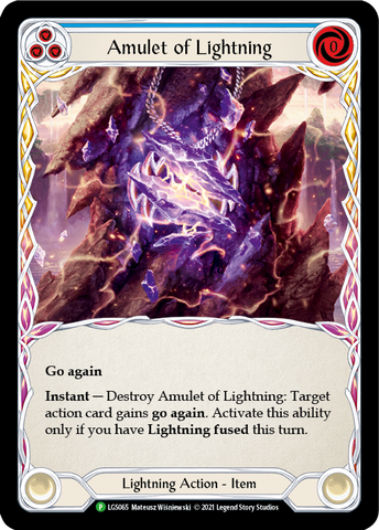 Amuleto de relámpago [LGS065] Lámina fría 