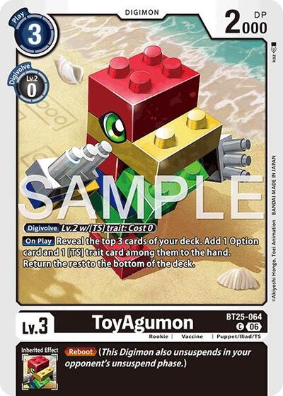 ToyAgumon (Dual Revolution Booster) Near Mint