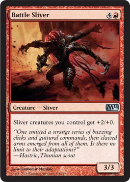 Battle Sliver (Magic 2014 Core Set) Near Mint - Nick Nack's Full Frontal Attack