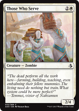 Those Who Serve (Amonkhet) Near Mint