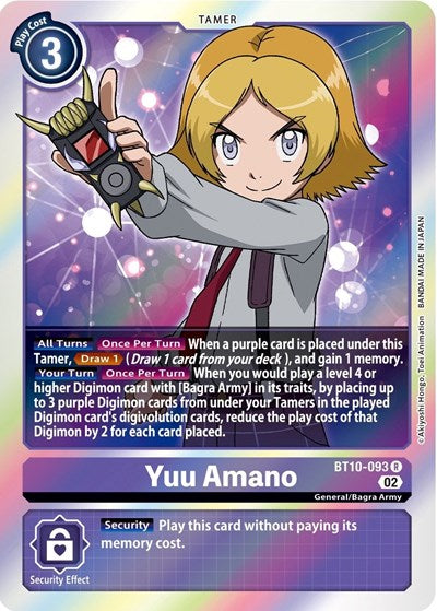 Yuu Amano (Xros Encounter) Near Mint Foil