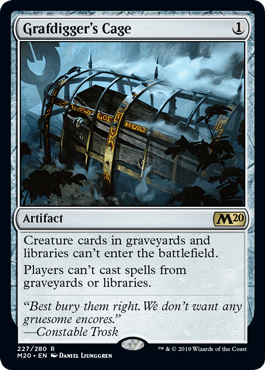 Grafdigger's Cage (Magic 2020 Core Set) Near Mint - Nick Nack's Full Frontal Attack