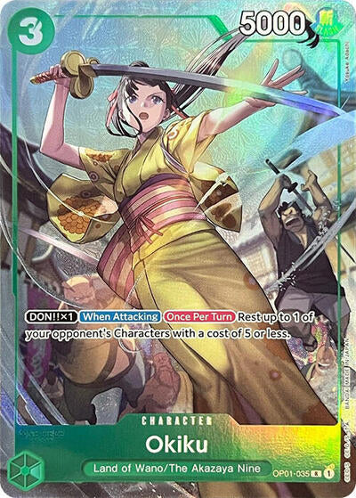Okiku (Premium Card Collection -BANDAI CARD GAMES Fest. 23-24 Edition-) (One Piece Promotion Cards) Near Mint Foil