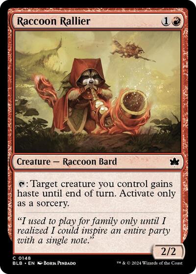 Raccoon Rallier (Bloomburrow) Near Mint