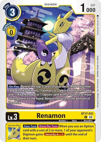 Renamon (Secret Crisis) Near Mint
