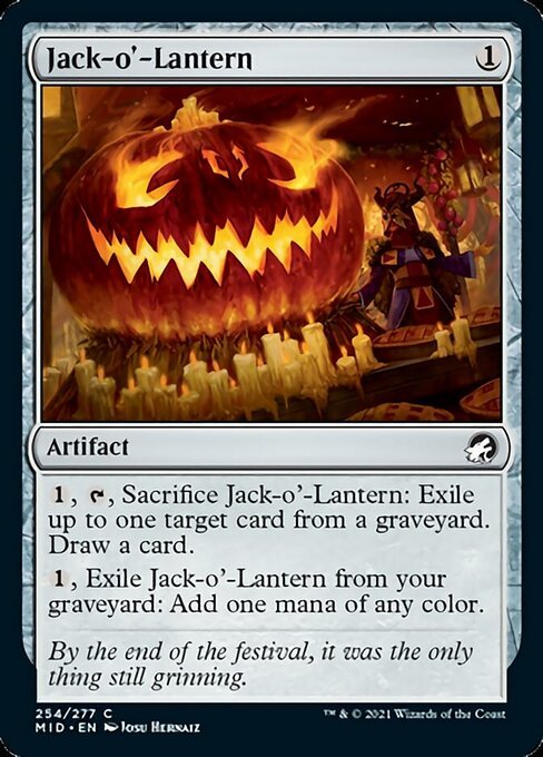 Jack - o' - Lantern (Innistrad: Midnight Hunt) Near Mint - Nick Nack's Full Frontal Attack